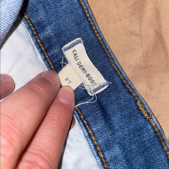 Madewell Cali-Demi Boot Jeans Size 37 Plus - Picture 8 of 13